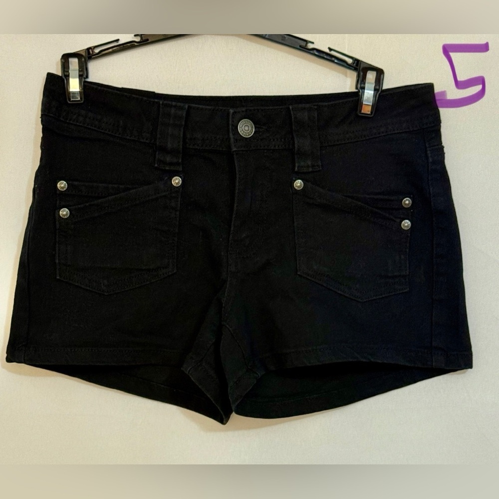 YMI Black Jean Shorts for Women